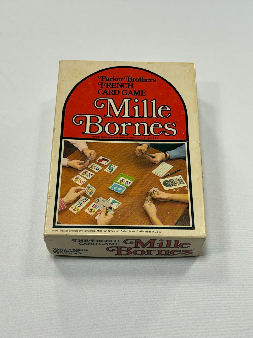 Parker Brothers Mille Bornes French Card Game 1971 Complete Vintage No. 13
